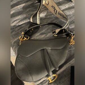 Authentic saddle Christian Dior bag